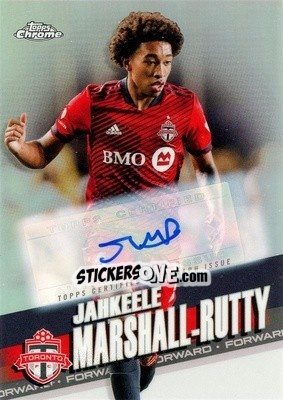 Cromo Jahkeele Marshall-Rutty - Chrome MLS 2022
 n. AU20 - Topps