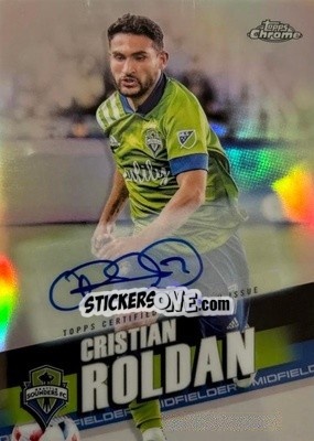 Sticker Cristian Roldan - Chrome MLS 2022
 n. AU144 - Topps