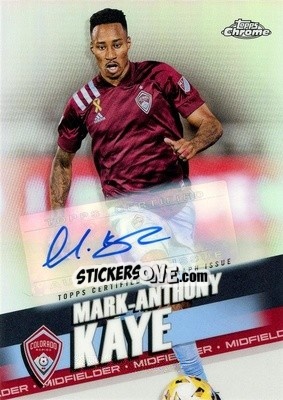 Figurina Mark-Anthony Kaye - Chrome MLS 2022
 n. AU173 - Topps