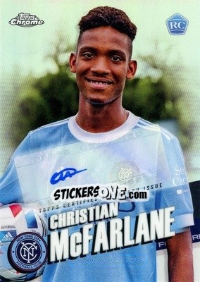 Sticker Christian McFarlane - Chrome MLS 2022
 n. AU189 - Topps