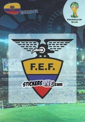 Cromo Ecuador - FIFA World Cup Brazil 2014. Adrenalyn XL n. 118 - Panini
