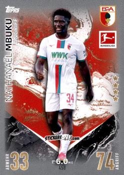 Cromo Nathanaél Mbuku - German Fussball Bundesliga 2023-2024. Match Attax Extra
 n. 458 - Topps