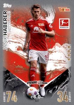 Figurina Janik Haberer - German Fussball Bundesliga 2023-2024. Match Attax Extra
 n. 461 - Topps