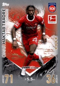 Figurina Omar Haktab Traoré - German Fussball Bundesliga 2023-2024. Match Attax Extra
 n. 481 - Topps