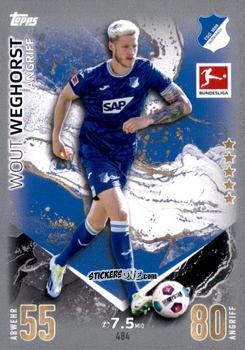 Sticker Wout Weghorst - German Fussball Bundesliga 2023-2024. Match Attax Extra
 n. 484 - Topps