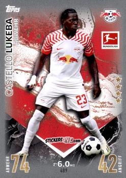 Cromo Castello Lukeba - German Fussball Bundesliga 2023-2024. Match Attax Extra
 n. 489 - Topps
