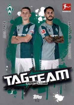 Cromo Jens Stage / Leonardo Bittencour - German Fussball Bundesliga 2023-2024. Match Attax Extra
 n. 513 - Topps