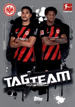 Figurina Omar Marmoush / Jessic Ngankam - German Fussball Bundesliga 2023-2024. Match Attax Extra
 n. 516 - Topps