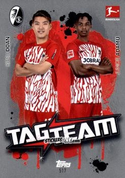 Sticker Ritsu Doan / Junior Adamu - German Fussball Bundesliga 2023-2024. Match Attax Extra
 n. 517 - Topps