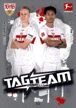 Sticker Chris Führich / Enzo Millot - German Fussball Bundesliga 2023-2024. Match Attax Extra
 n. 526 - Topps