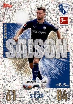 Sticker Kevin Stöger - German Fussball Bundesliga 2023-2024. Match Attax Extra
 n. 530 - Topps