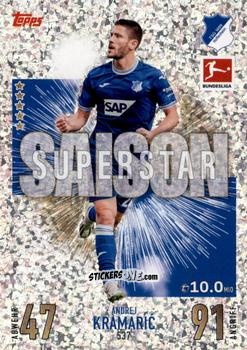 Figurina Andrej Kramarić - German Fussball Bundesliga 2023-2024. Match Attax Extra
 n. 537 - Topps