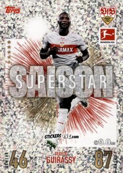 Cromo Serhou Guirassy - German Fussball Bundesliga 2023-2024. Match Attax Extra
 n. 544 - Topps