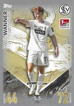 Sticker Paul Wanner - German Fussball Bundesliga 2023-2024. Match Attax Extra
 n. 586 - Topps