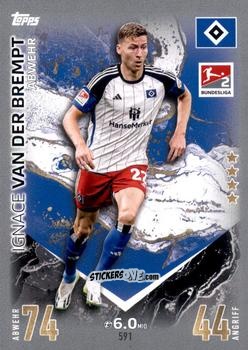 Sticker Ignace Van der Brempt - German Fussball Bundesliga 2023-2024. Match Attax Extra
 n. 591 - Topps