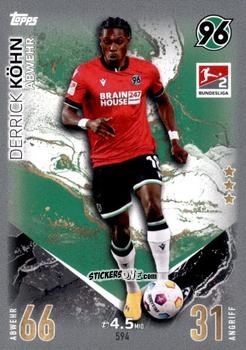 Figurina Derrick Köhn - German Fussball Bundesliga 2023-2024. Match Attax Extra
 n. 594 - Topps