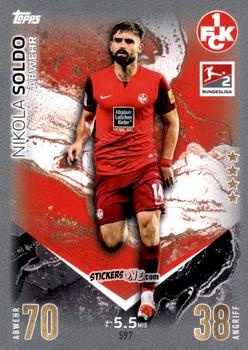 Figurina Nikola Soldo - German Fussball Bundesliga 2023-2024. Match Attax Extra
 n. 597 - Topps