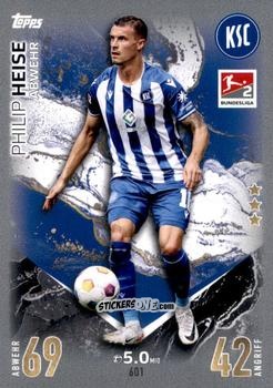 Cromo Philip Heise - German Fussball Bundesliga 2023-2024. Match Attax Extra
 n. 601 - Topps