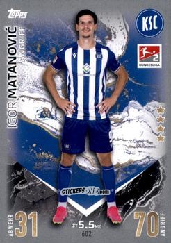 Cromo Igor Matanivic - German Fussball Bundesliga 2023-2024. Match Attax Extra
 n. 602 - Topps
