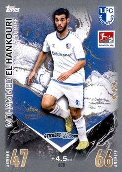 Figurina Mohammed El Hankouri - German Fussball Bundesliga 2023-2024. Match Attax Extra
 n. 608 - Topps
