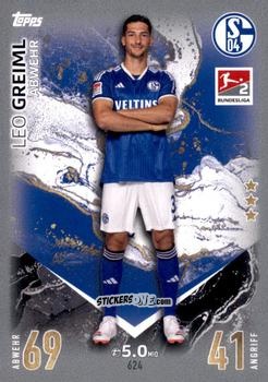 Sticker Leon Greiml - German Fussball Bundesliga 2023-2024. Match Attax Extra
 n. 624 - Topps