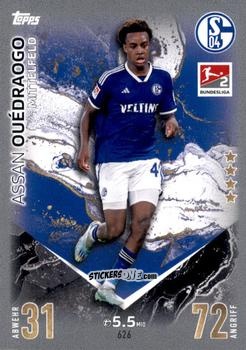 Cromo Assan Ouédraogo - German Fussball Bundesliga 2023-2024. Match Attax Extra
 n. 626 - Topps