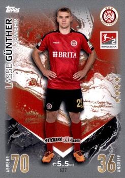Cromo Lasse Günther - German Fussball Bundesliga 2023-2024. Match Attax Extra
 n. 627 - Topps