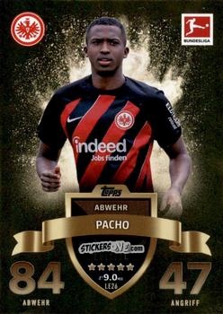 Sticker Willian Pacho - German Fussball Bundesliga 2023-2024. Match Attax Extra
 n. LE26 - Topps