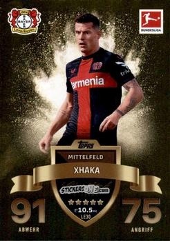 Figurina Granit Xhaka - German Fussball Bundesliga 2023-2024. Match Attax Extra
 n. LE30 - Topps