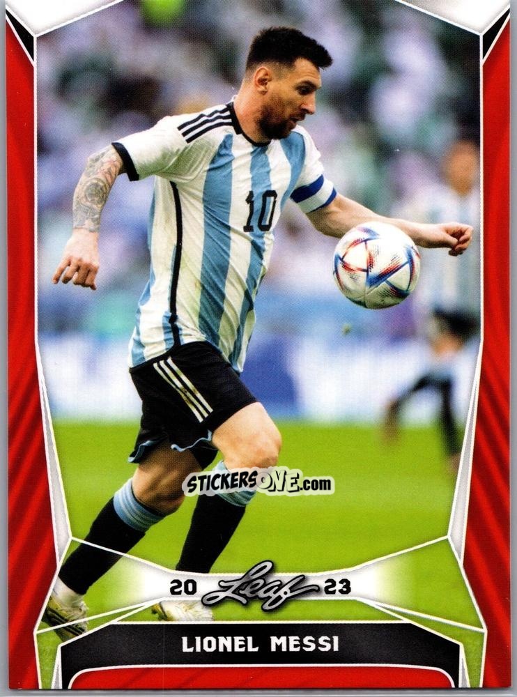Cromo Lionel Messi - Soccer 2023
 n. B7r - Leaf