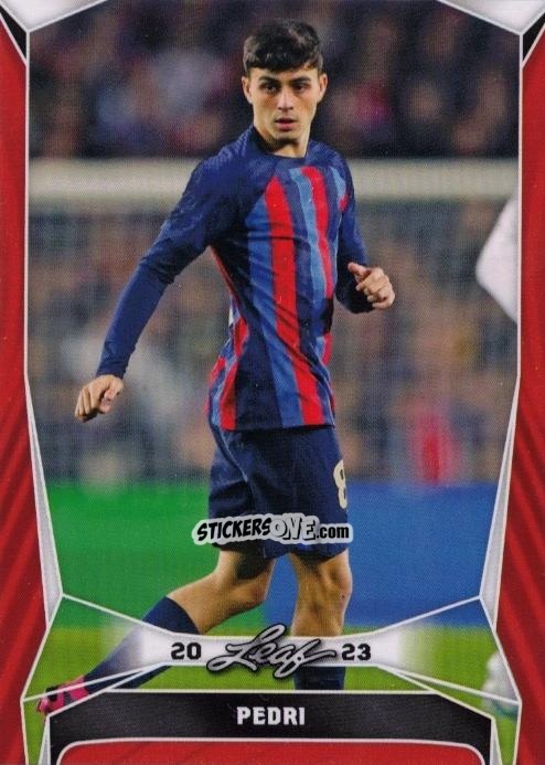 Sticker Pedri - Soccer 2023
 n. B9r - Leaf