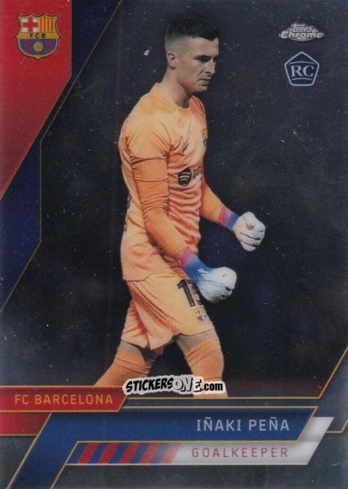 Cromo Iñaki Peña - Chrome FC Barcelona 2022-2023
 n. 73 - Topps