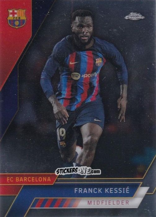 Figurina Franck Kessié - Chrome FC Barcelona 2022-2023
 n. 77 - Topps