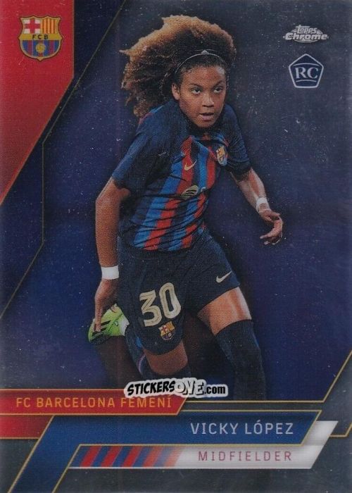 Cromo Vicky López - Chrome FC Barcelona 2022-2023
 n. 81 - Topps