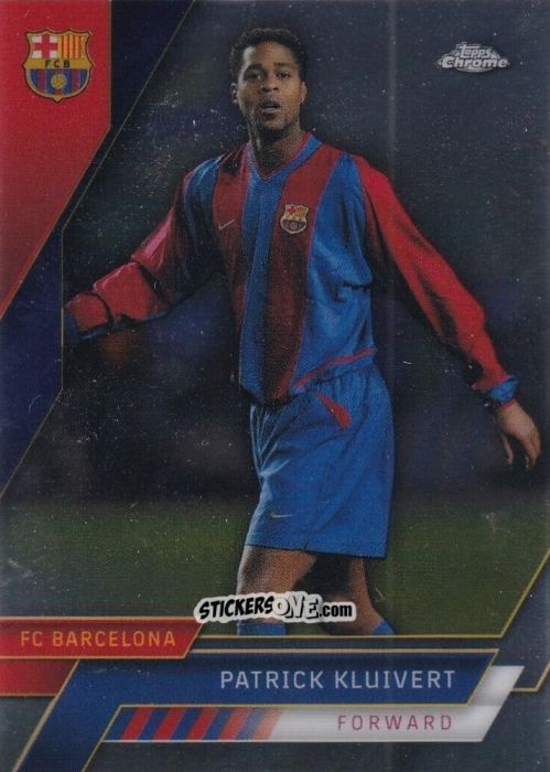 Sticker Patrick Kluivert - Chrome FC Barcelona 2022-2023
 n. 84 - Topps