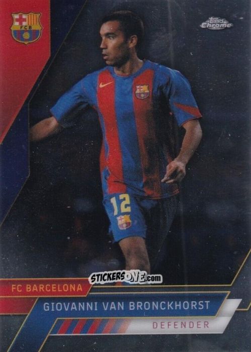 Cromo Giovanni Van Bronckhorst - Chrome FC Barcelona 2022-2023
 n. 86 - Topps