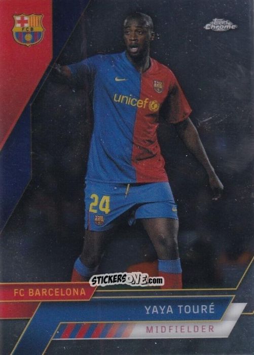 Cromo Yaya Touré - Chrome FC Barcelona 2022-2023
 n. 87 - Topps