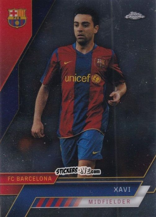 Sticker Xavi - Chrome FC Barcelona 2022-2023
 n. 90 - Topps