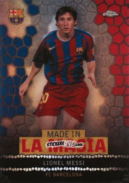 Cromo Lionel Messi - Chrome FC Barcelona 2022-2023
 n. LA-5 - Topps