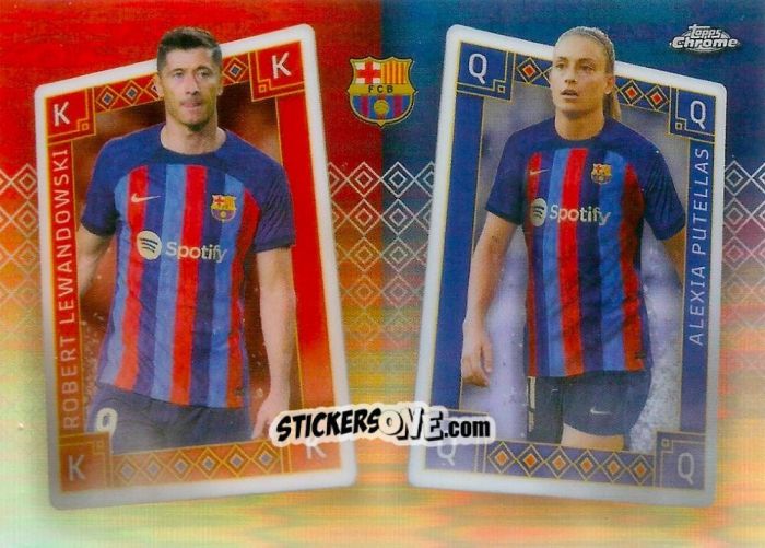 Sticker Ingrid Engen - Chrome FC Barcelona 2022-2023
 n. KQ-10 - Topps