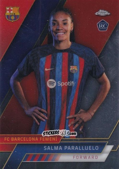 Sticker Salma Paralluelo - Chrome FC Barcelona 2022-2023
 n. 3 - Topps