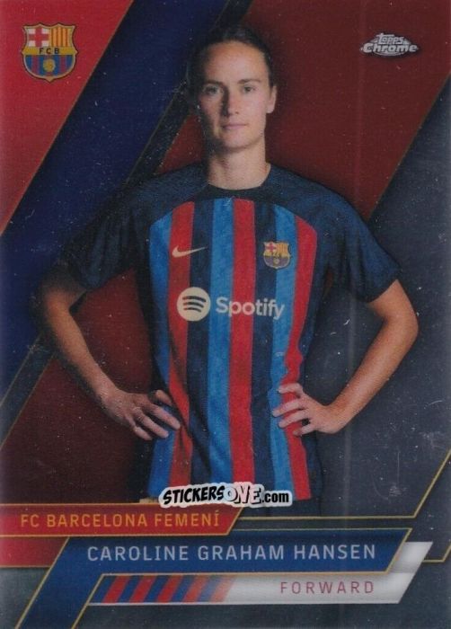 Cromo Caroline Graham Hansen - Chrome FC Barcelona 2022-2023
 n. 4 - Topps