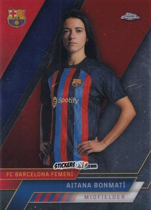 Sticker Aitana Bonmatí - Chrome FC Barcelona 2022-2023
 n. 7 - Topps