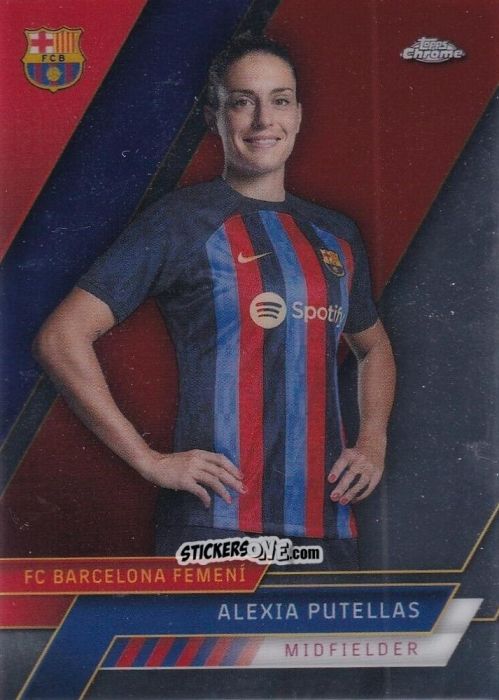 Sticker Alexia Putellas - Chrome FC Barcelona 2022-2023
 n. 8 - Topps