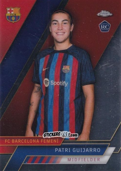 Figurina Patri Guijarro - Chrome FC Barcelona 2022-2023
 n. 11 - Topps