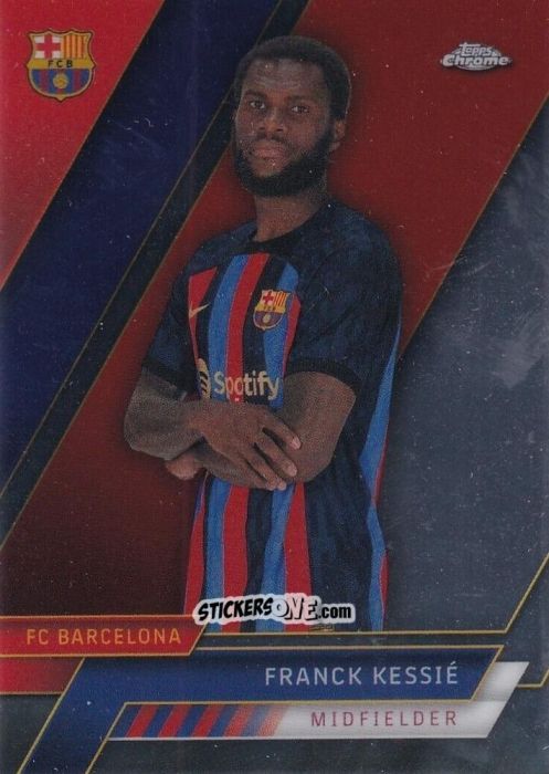 Sticker Franck Kessié - Chrome FC Barcelona 2022-2023
 n. 27 - Topps