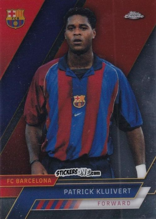 Sticker Patrick Kluivert - Chrome FC Barcelona 2022-2023
 n. 34 - Topps