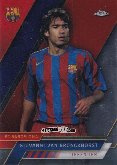 Cromo Giovanni Van Bronckhorst - Chrome FC Barcelona 2022-2023
 n. 36 - Topps