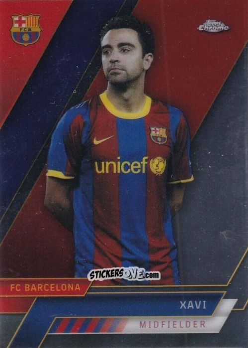 Sticker Xavi - Chrome FC Barcelona 2022-2023
 n. 40 - Topps