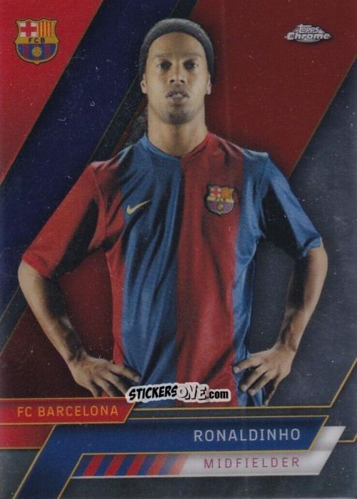 Cromo Ronaldinho - Chrome FC Barcelona 2022-2023
 n. 44 - Topps